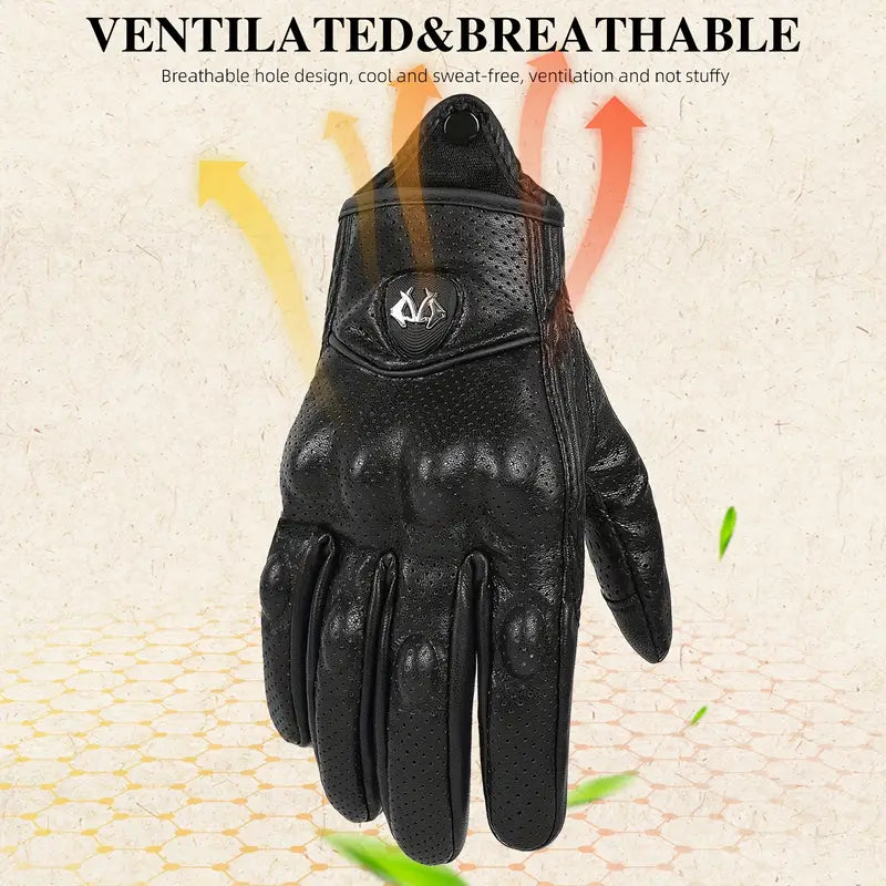 Retro Motorcycle Gloves