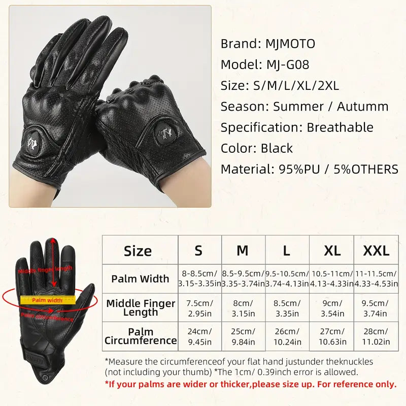 Retro Motorcycle Gloves