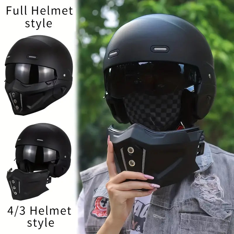 Retro Motorcycle Helmet