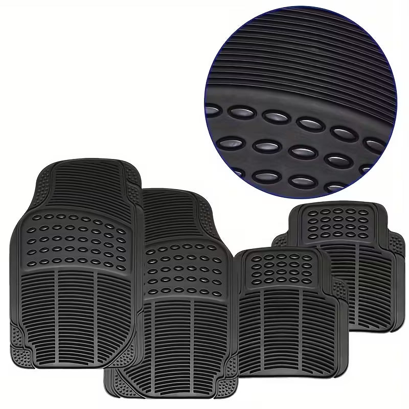 4 Rubber Car Floor Mats