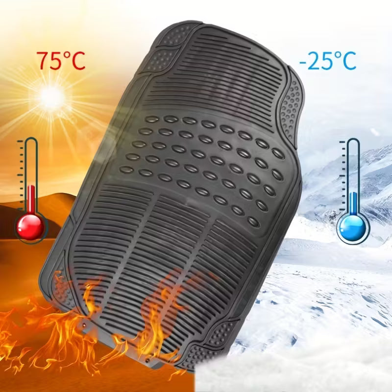 4 Rubber Car Floor Mats