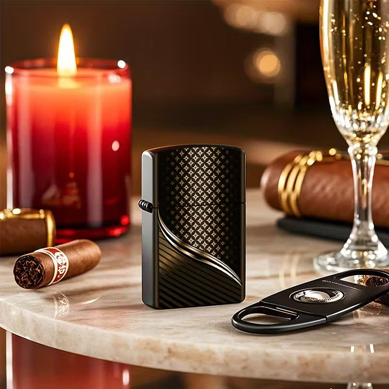 Stylish Portable Lighter – Compact, Windproof & Refillable