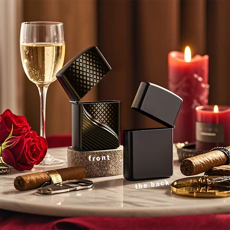 Stylish Portable Lighter – Compact, Windproof & Refillable