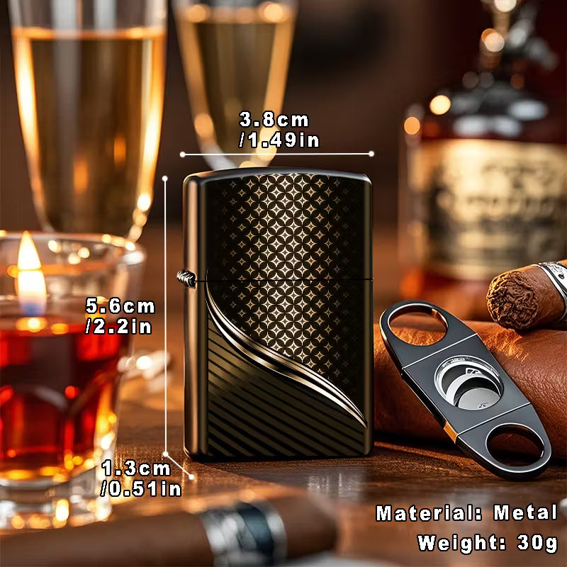 Stylish Portable Lighter – Compact, Windproof & Refillable
