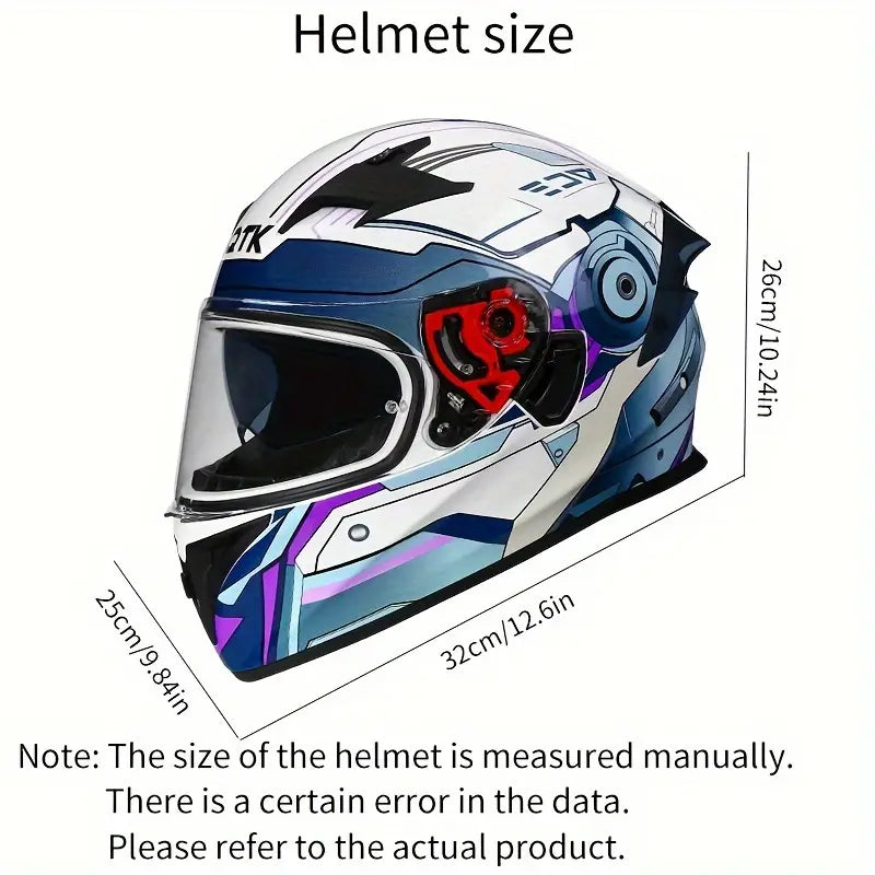 Unisex Full-Face Motorcycle Helmet