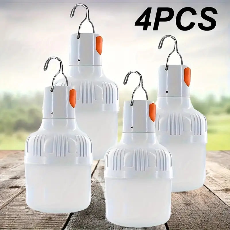 4-Pack USB Outdoor LED Light Bulbs