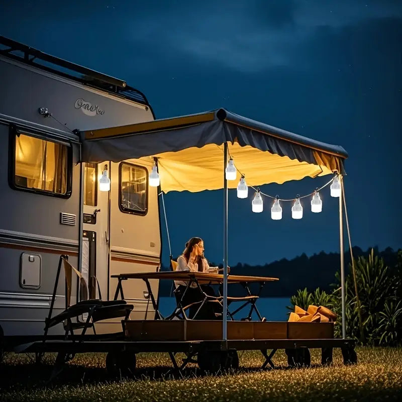 4-Pack USB Outdoor LED Light Bulbs