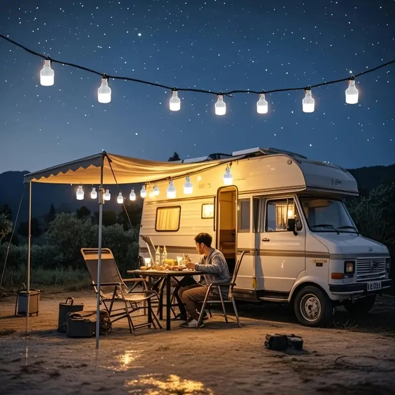 4-Pack USB Outdoor LED Light Bulbs