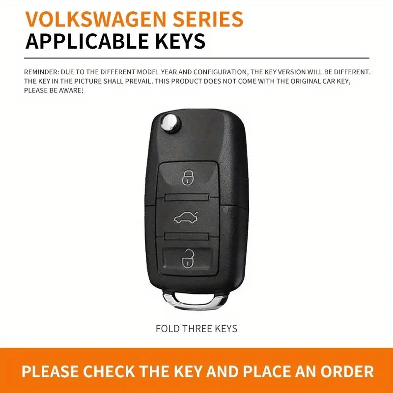 Zinc Alloy Key Cover for Volkswagen