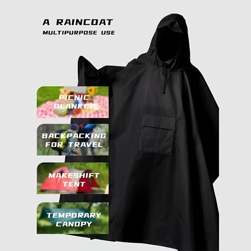 High-Quality 3-in-1 Waterproof Raincoat