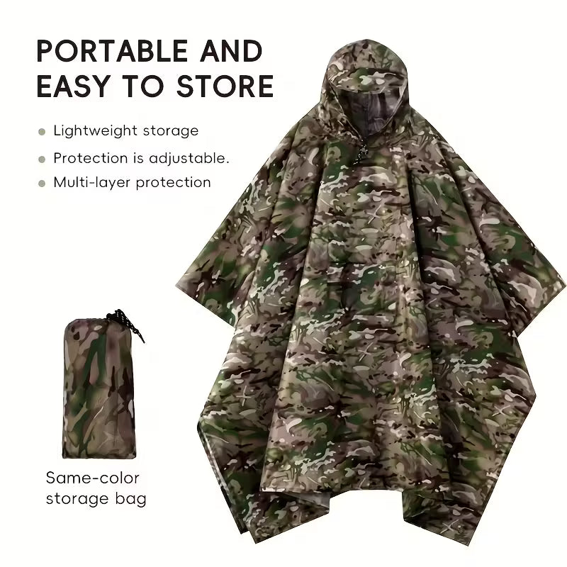 High-Quality 3-in-1 Waterproof Raincoat