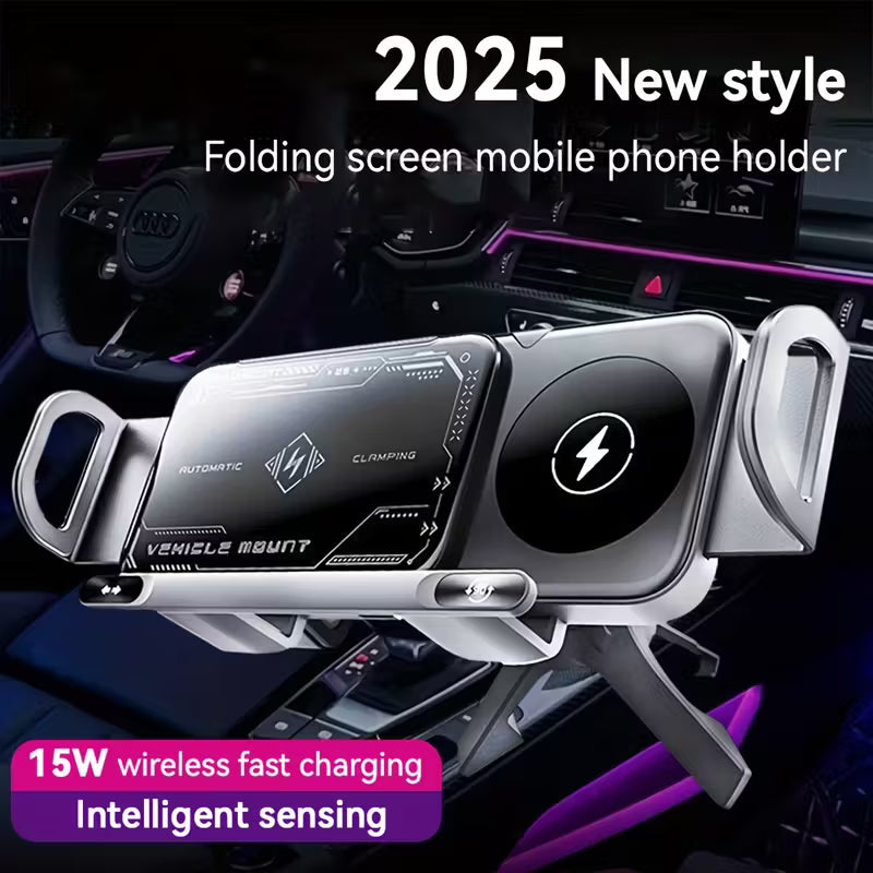 Wireless Car Charger Mount for Smartphone & Tablet