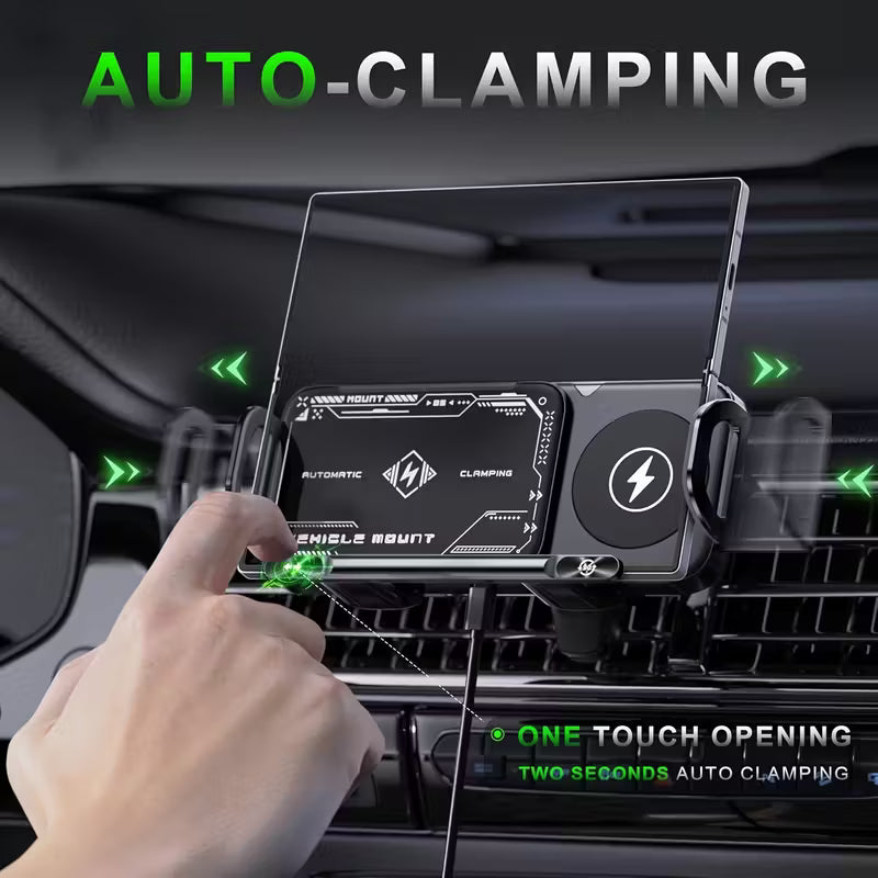 Wireless Car Charger Mount for Smartphone & Tablet