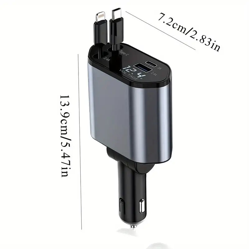4-in-1 Fast Car Charger