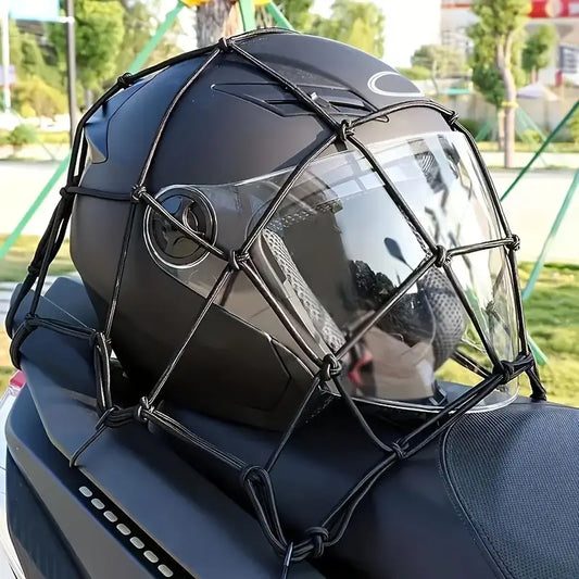 Elastic Motorcycle Helmet Holder Net