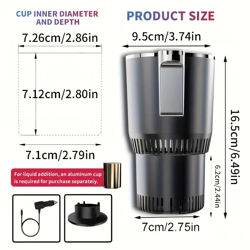 Portable 2-in-1 Car Heater and Fan