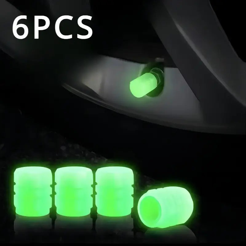 6PCS LED Tire Valve Caps