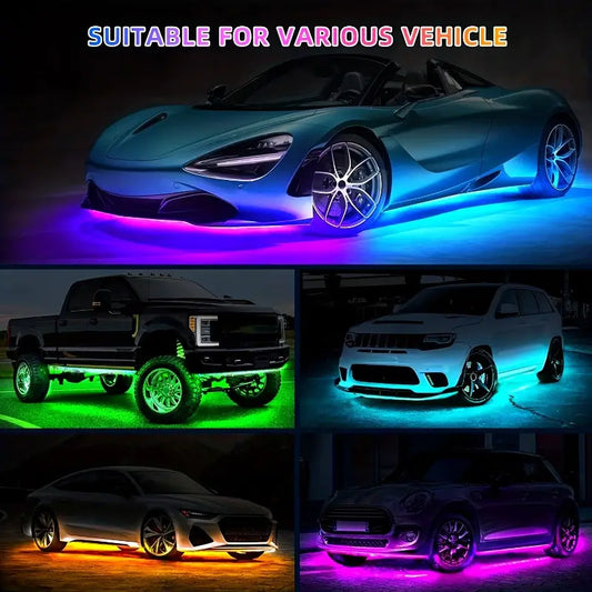 RGB LED Car Light Bar
