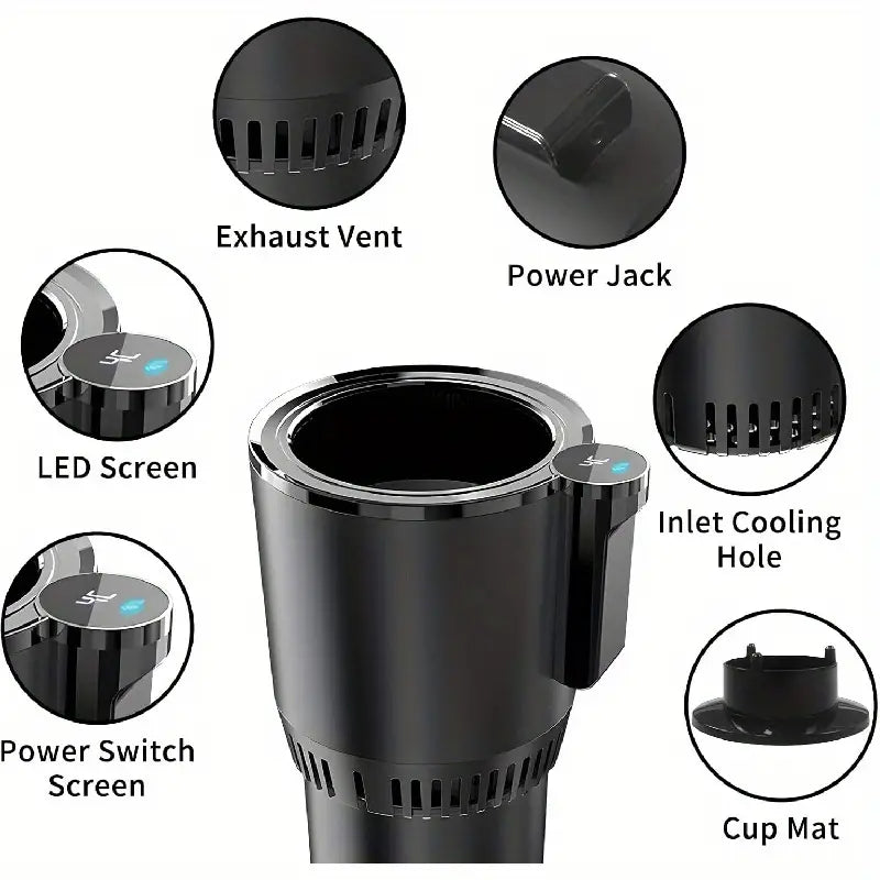 Portable 2-in-1 Car Heater and Fan