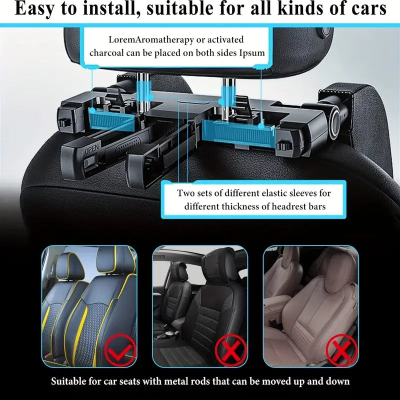Adjustable Car Headrest Pillow