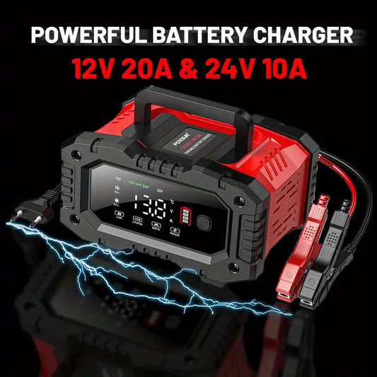 Car & Motorcycle Battery Charger