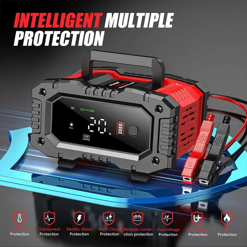 Car & Motorcycle Battery Charger