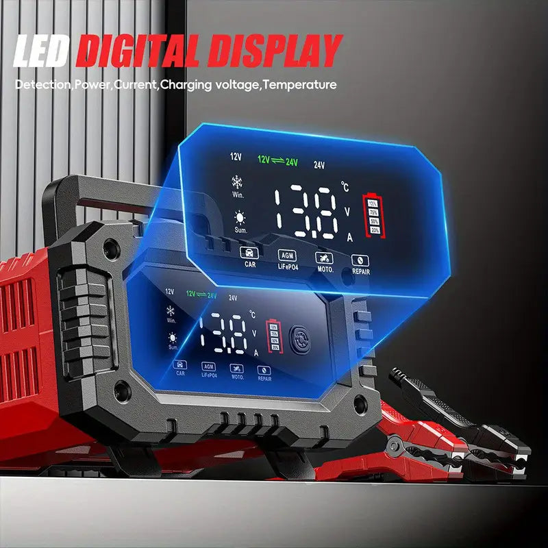 Car & Motorcycle Battery Charger