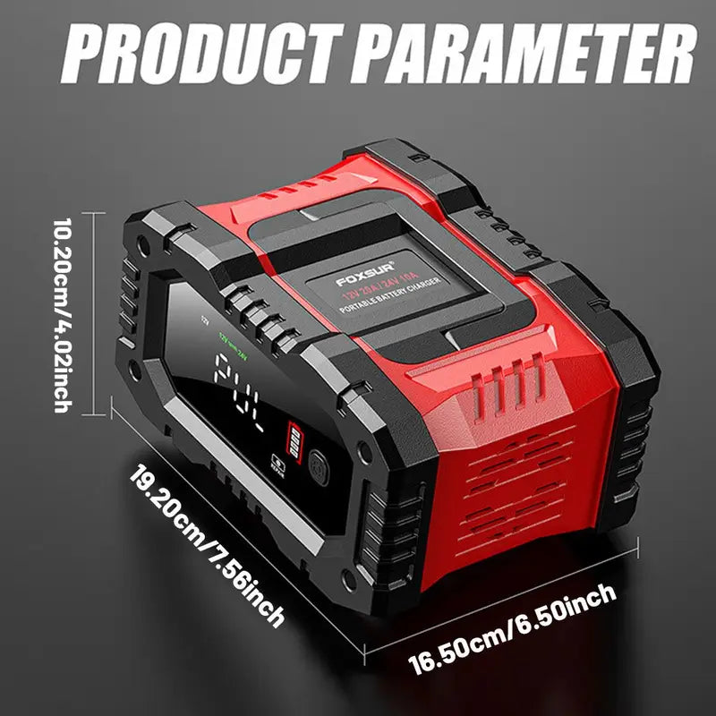 Car & Motorcycle Battery Charger