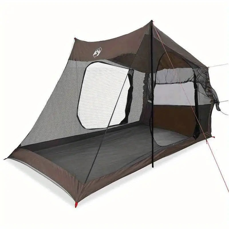 2-Person Brown Camping Tent