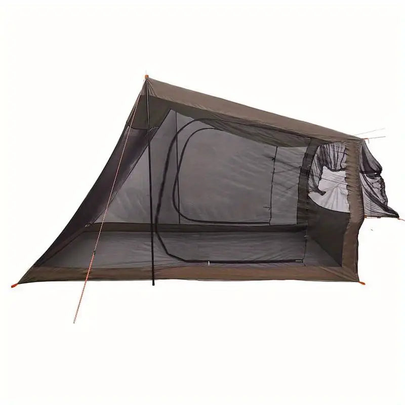 2-Person Brown Camping Tent