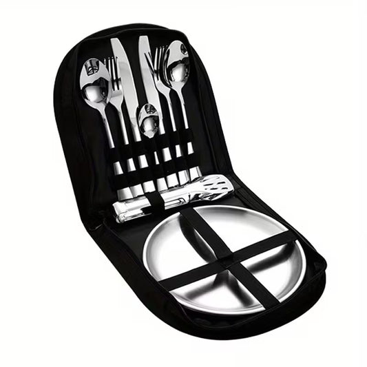 Stainless Steel Camping Cutlery Set