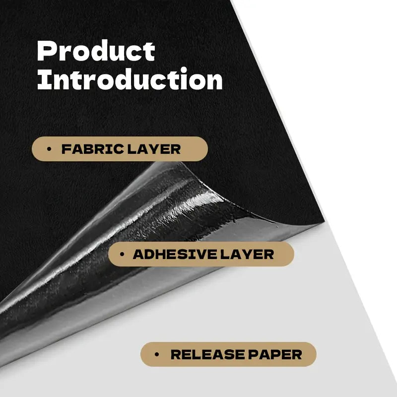 Self-Adhesive Velvet Fabric Roll – 50 x 200 cm