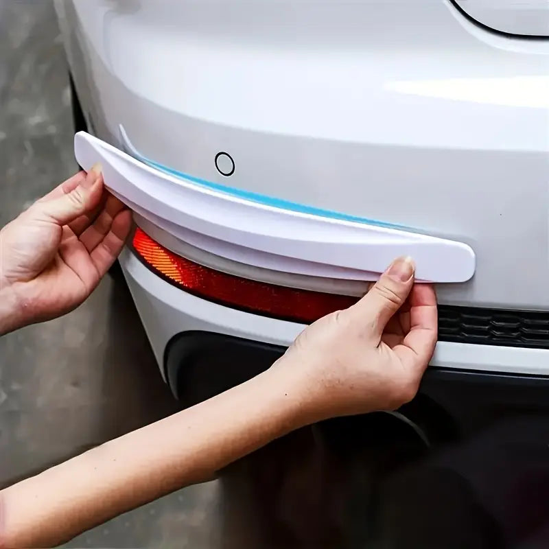 4pcs/Set Rubber Bumper Protectors for Front & Rear Car Bumper