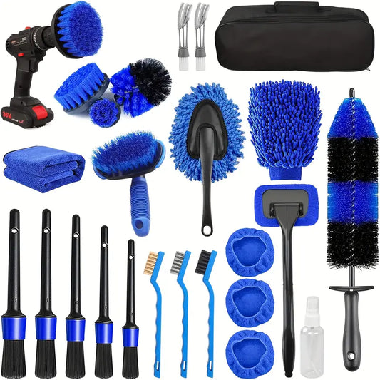 Car Detailing Brush Set