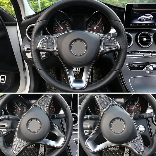 Carbon Fiber Steering Wheel Cap for Mercedes-Benz