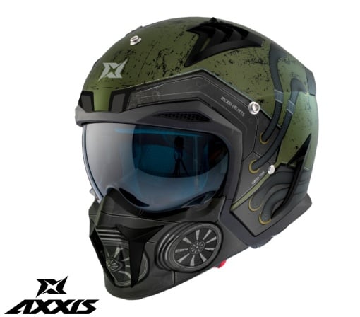 Axxis Hunter SV Toxic C6 Matte Green Helmet
