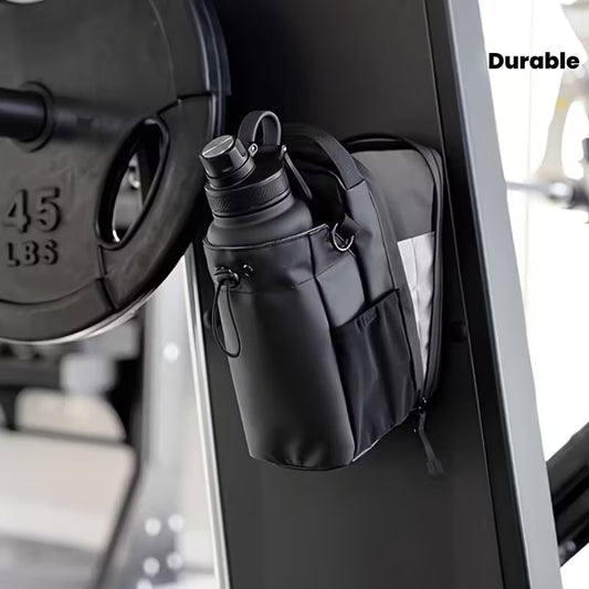 Magnetic Water Bottle Holder with Adjustable Strap