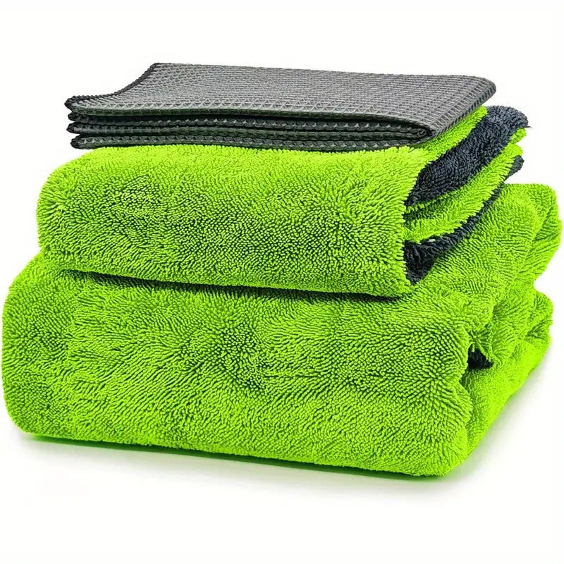 3-Pack Microfiber Car Towels
