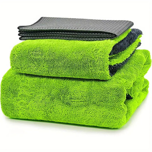 3-Pack Microfiber Car Towels