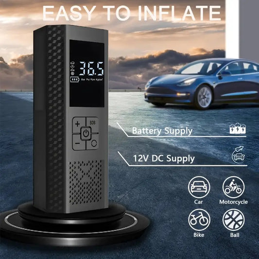 Portable Air Compressor for Car, Bicycle, Motorcycle