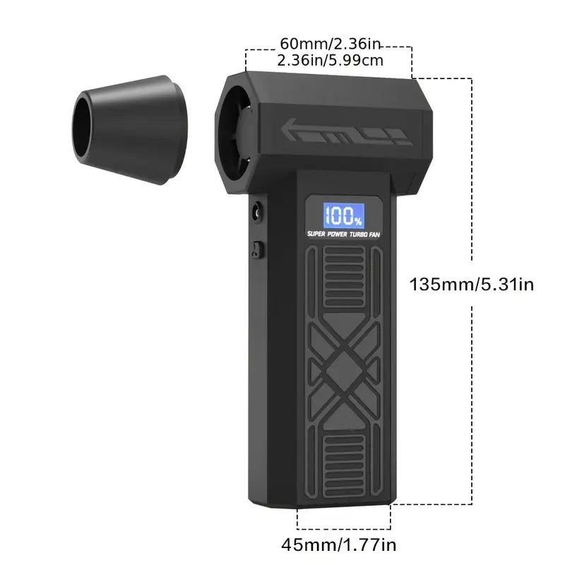 Vortex Wireless Fan – Portable Rechargeable Cooling Power