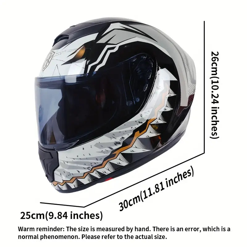 Unisex L02 Full-Face Motorcycle Helmet