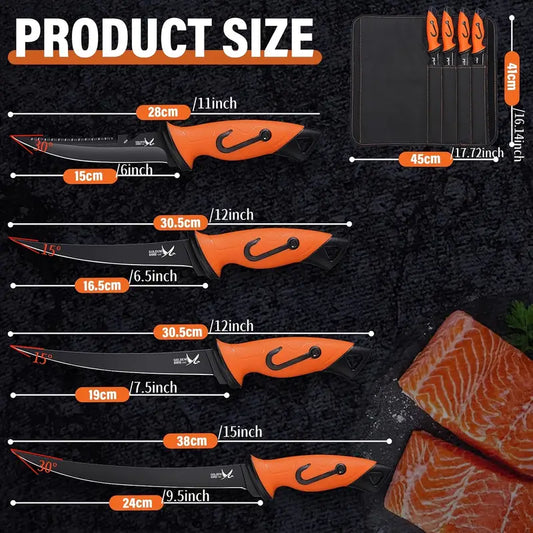 Professional Fish Fillet Knives Set