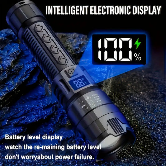 Set of 2 Rechargeable LED Flashlights