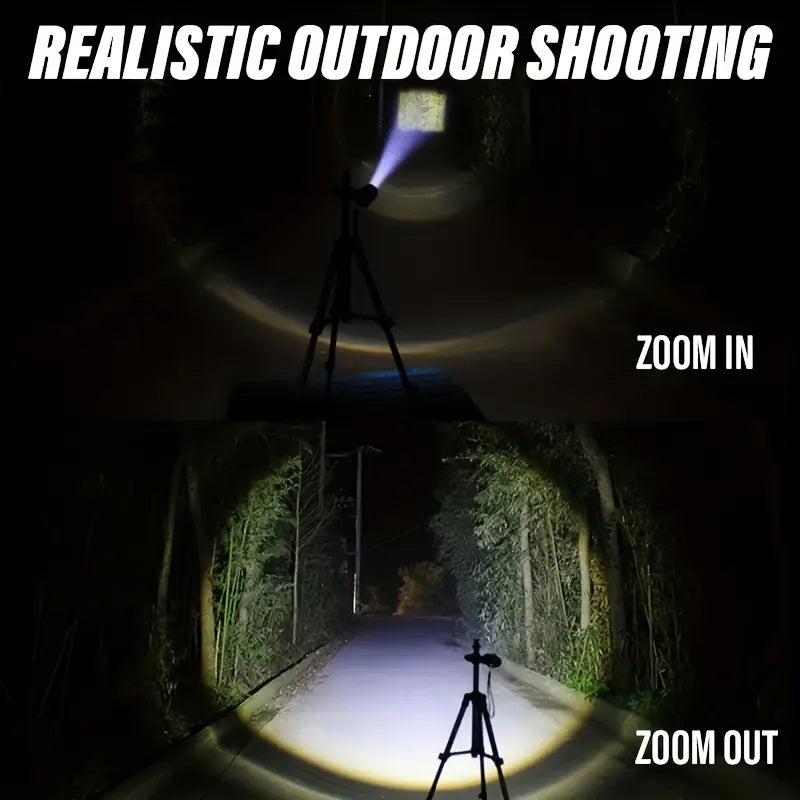 Set of 2 Rechargeable LED Flashlights