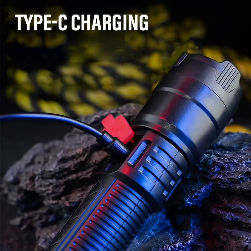 Set of 2 Rechargeable LED Flashlights