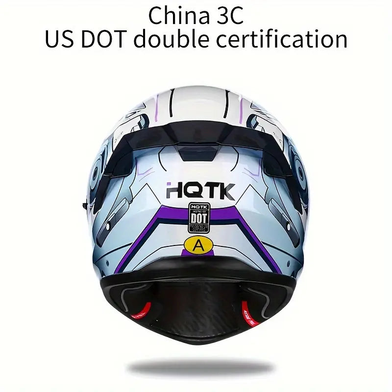 Unisex Full-Face Motorcycle Helmet