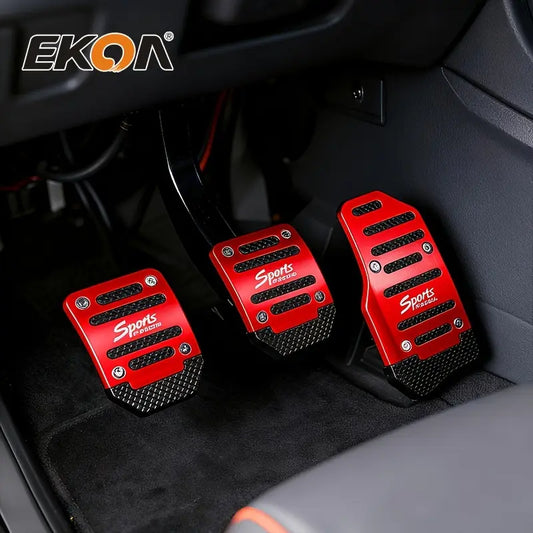 Universal Aluminum Car Pedal Protectors – Anti-Slip & Durable