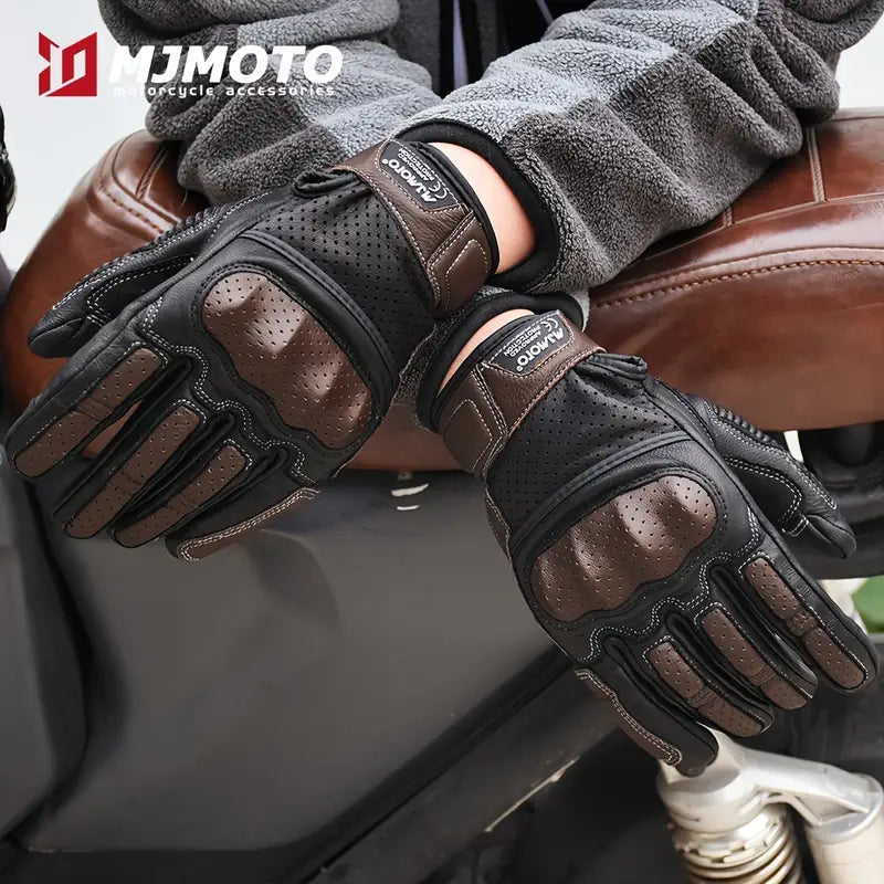 Vintage Motorcycle Gloves