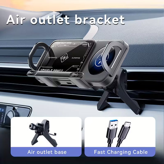 Wireless Car Charger Mount for Smartphone & Tablet